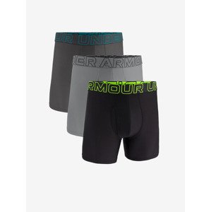 Under Armour M UA Perf Tech Mesh 6in Boxerky 3 ks Černá