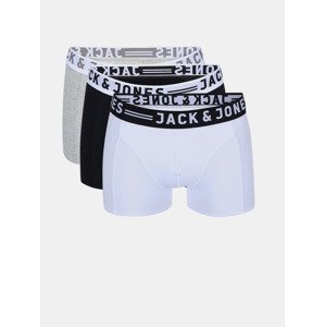 Jack & Jones Sense Boxerky 3 ks Bílá