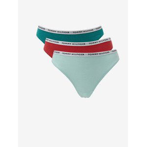 Tommy Hilfiger Underwear Kalhotky 3 ks Zelená