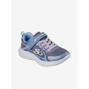 Skechers Wavy Lites Eureka Shine Tenisky dětské Modrá