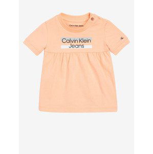 Calvin Klein Jeans Šaty dětské Oranžová