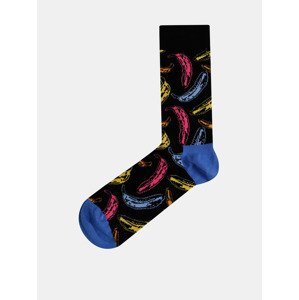Happy Socks Andy Warhol Banana Ponožky Černá