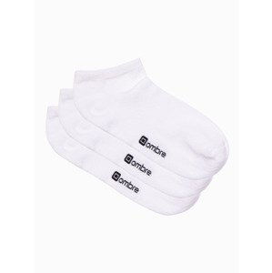 Ombre Clothing Ponožky 3 páry Bílá