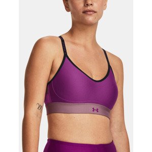 Under Armour Infinity Covered Low Sportovní podprsenka Fialová