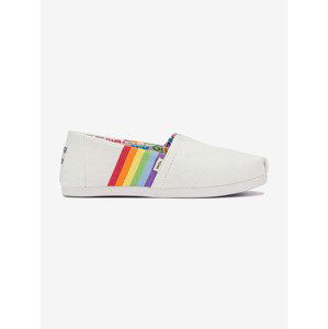 TOMS Slip On Bílá