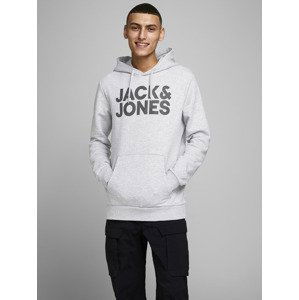 Jack & Jones Corp Mikina Šedá