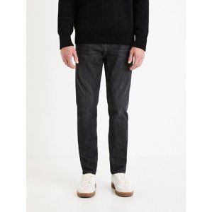 Celio Gotapered Jeans Černá