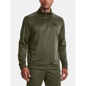 Under Armour UA Armour Fleece 1/4 Zip Mikina Zelená