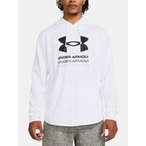 Under Armour UA Rival Terry Graphic Hood Mikina Bílá