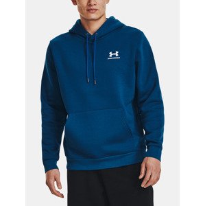 Under Armour UA Essential Fleece Hoodie Mikina Modrá