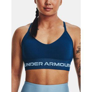 Under Armour UA Seamless Low Long Sportovní podprsenka Modrá