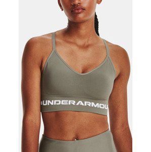 Under Armour UA Seamless Low Long Sportovní podprsenka Zelená