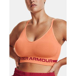 Under Armour UA Seamless Low Long Sportovní podprsenka Oranžová