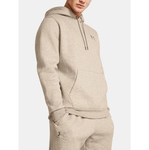 Under Armour UA Essential Fleece Hoodie Mikina Hnědá