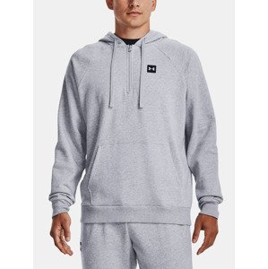 Under Armour UA Rival Fleece 1/2 Zip HD Mikina Šedá