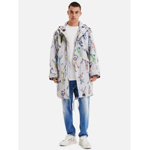 Desigual Fele Parka Šedá