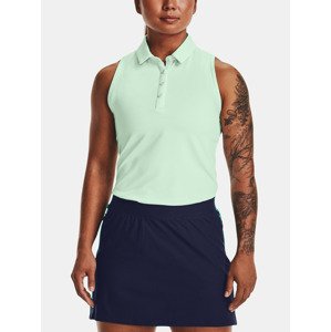 Under Armour Zinger Sleeveless Polo Tílko Zelená