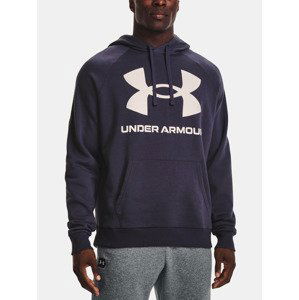 Under Armour UA Rival Fleece Big Logo HD Mikina Šedá