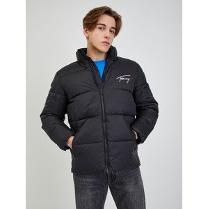 Tommy Jeans Signature Puffer Bunda Černá