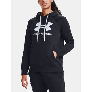 Under Armour Rival Fleece Logo Hoodie Mikina Černá