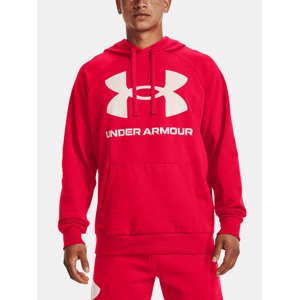 Under Armour UA Rival Fleece Big Logo HD Mikina Červená