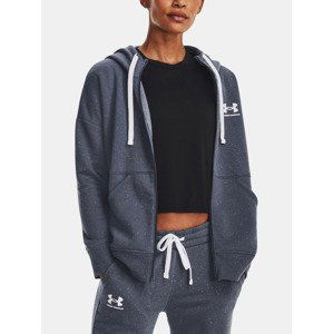 Under Armour Rival Fleece FZ Hoodie-GRY Mikina Šedá