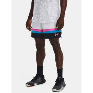 Under Armour UA Baseline Woven Short II-WHT Kraťasy Bílá