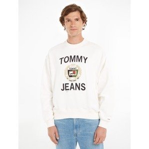 Tommy Jeans Boxy Luxe Mikina Bílá