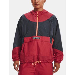 Under Armour Rush Woven Anorak Bunda Červená