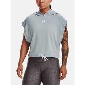 Under Armour UA Rival Terry SS Hoodie Mikina Modrá