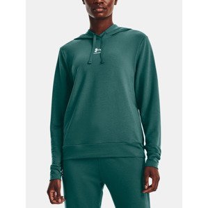 Under Armour Rival Terry Hoodie Mikina Zelená