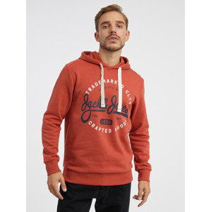 Jack & Jones Mikk Mikina Oranžová