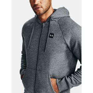 Under Armour UA Rival Fleece FZ Hoodie Mikina Šedá