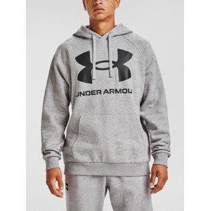 Under Armour Rival Fleece Big Logo HD Mikina Šedá