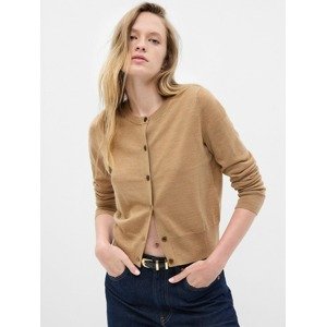 GAP Cardigan Hnědá