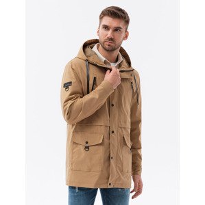 Ombre Clothing Parka Hnědá