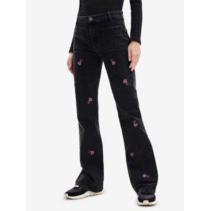 Desigual Vidin Jeans Černá