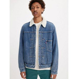 Levi's® Levi's® Type 1 Sherpa Trucker Fall Bre Bunda Modrá