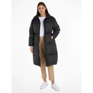 Tommy Hilfiger New York Puffer Maxi Kabát Černá