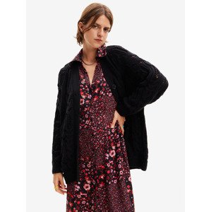 Desigual Janis Cardigan Černá