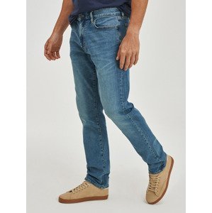 GAP V-Straight Taper Fairfax Medium Jeans Modrá