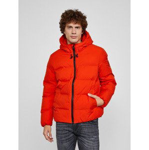 Tommy Hilfiger Motion Hooded Bunda Červená