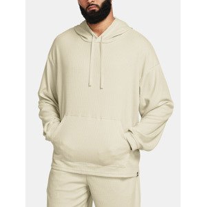 Under Armour UA Rival Waffle Hoodie Mikina Bílá