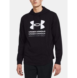 Under Armour UA Rival Terry Graphic Hood Mikina Černá