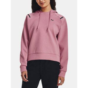 Under Armour Unstoppable Flc Hoodie Mikina Růžová