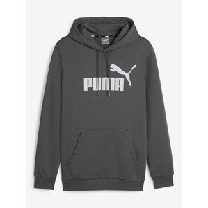 Puma ESS Big Logo Hoodie Mikina Šedá