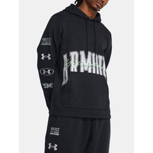 Under Armour UA Essential Flc Nov Hood Mikina Černá