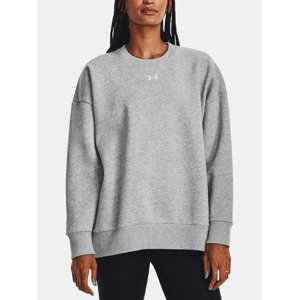 Under Armour UA Rival Fleece OS Crew Mikina Šedá