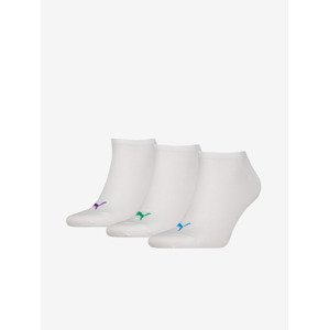 Puma Sneaker Plain Ponožky 3 páry Bílá