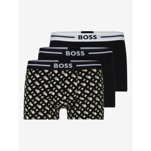 BOSS Boxerky 3 ks Černá